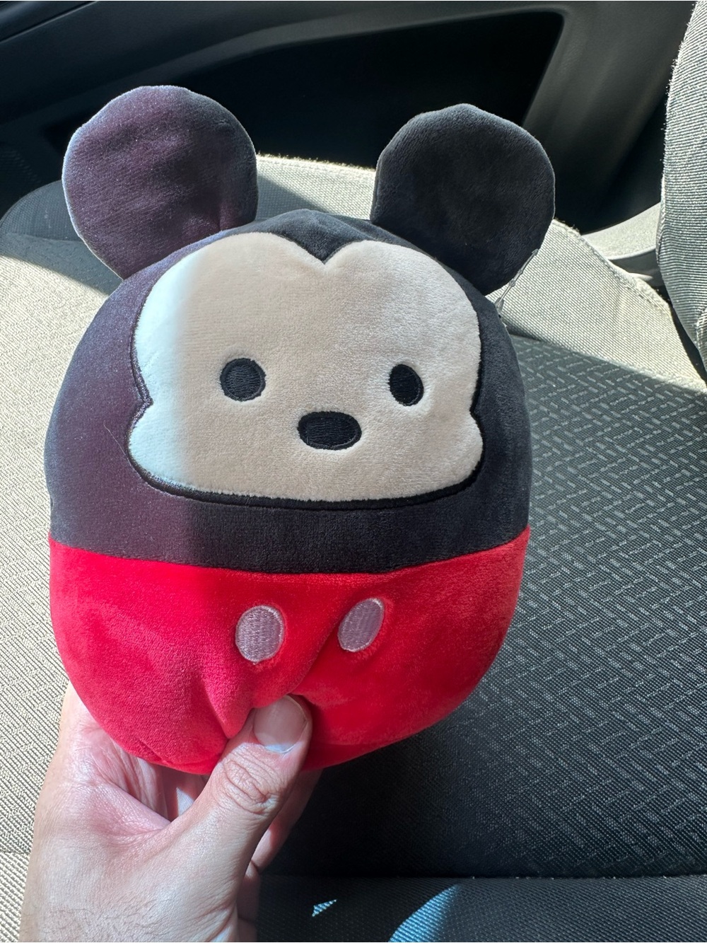Disney Mickey Mouse Plush Toy - Black, Red, Cream